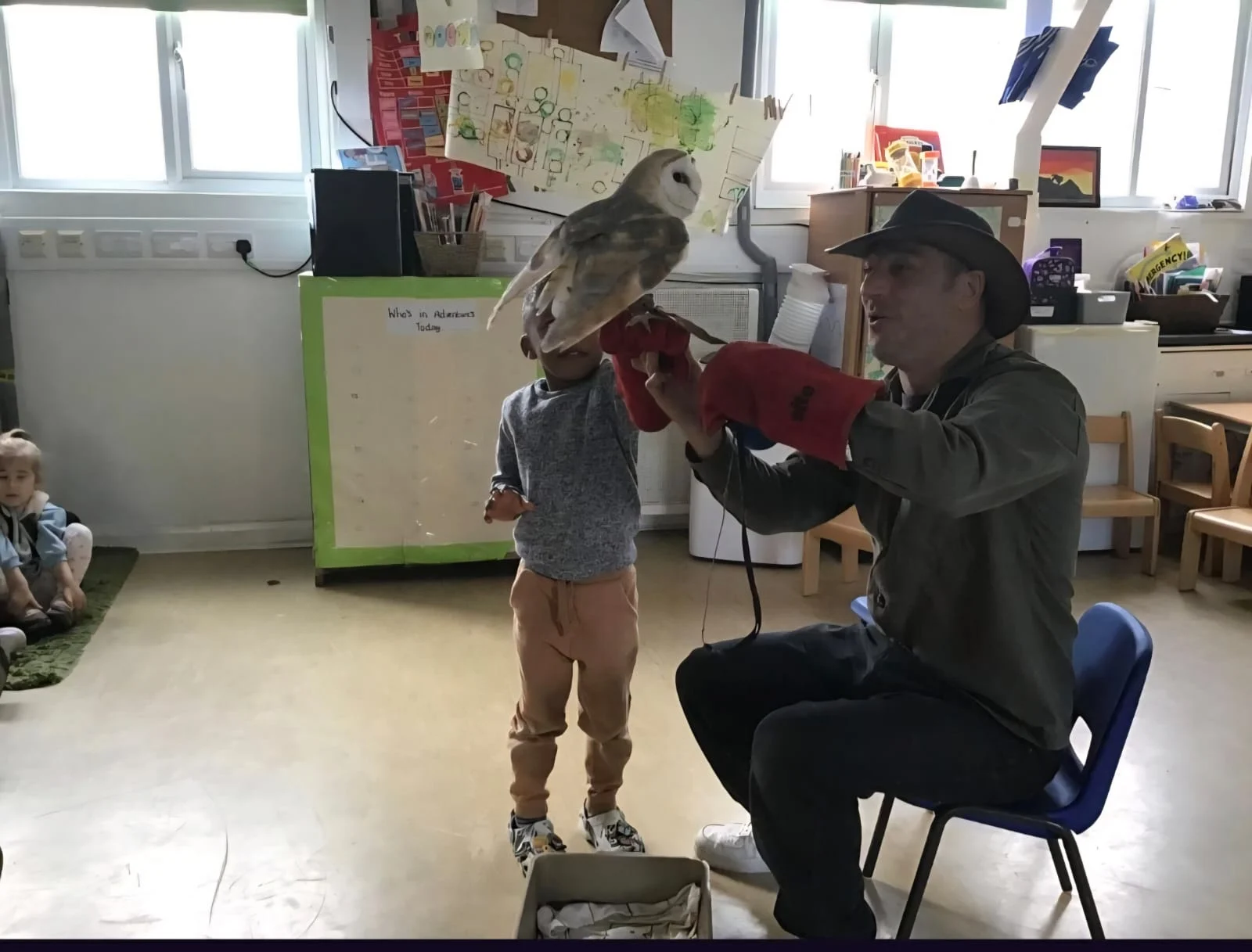 Nursery activity time at the Belvedere branch