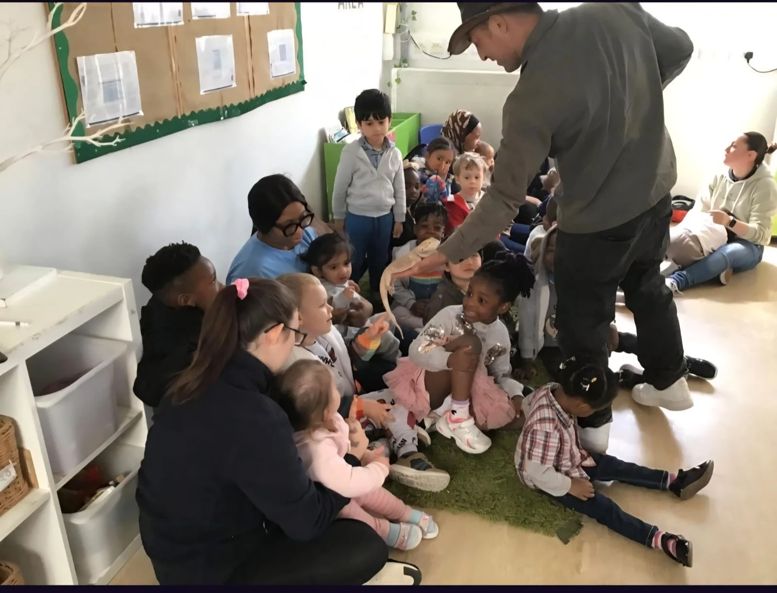 Children learning through play at Belvedere