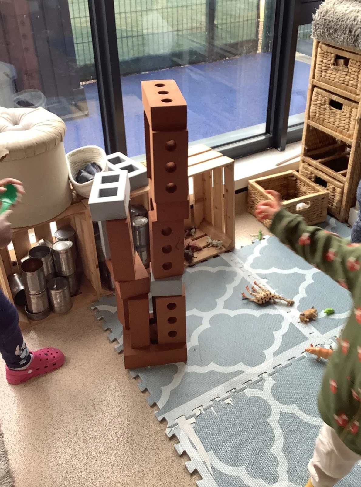 Children exploring activities at Greenwich nursery